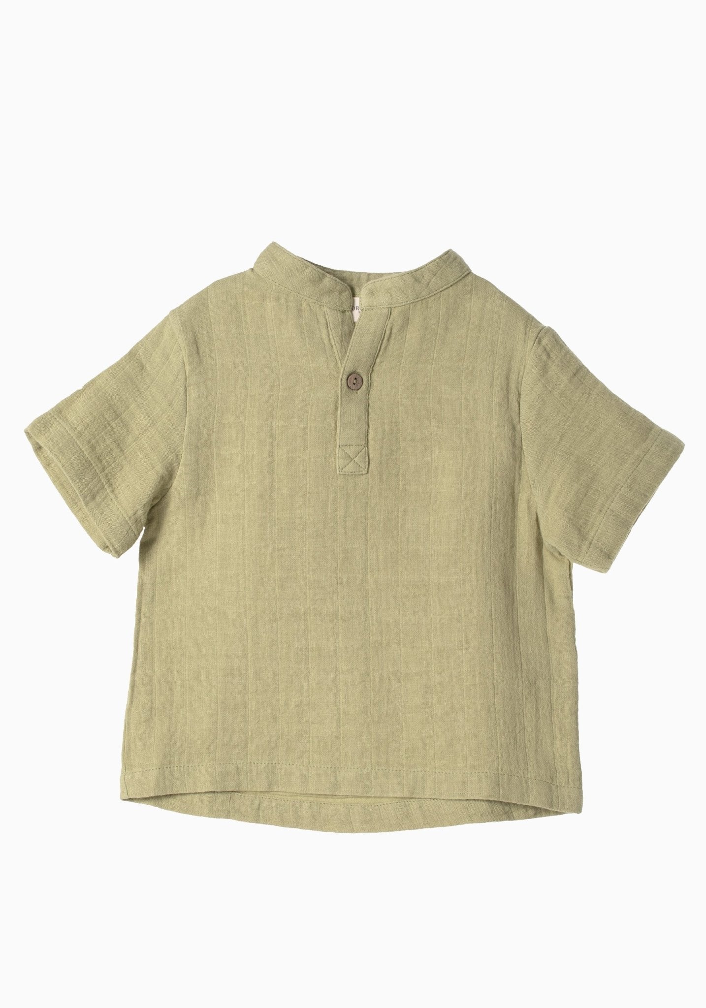 Hemd-Shirt aus Musselin, kurzarm - mimiundmax.at