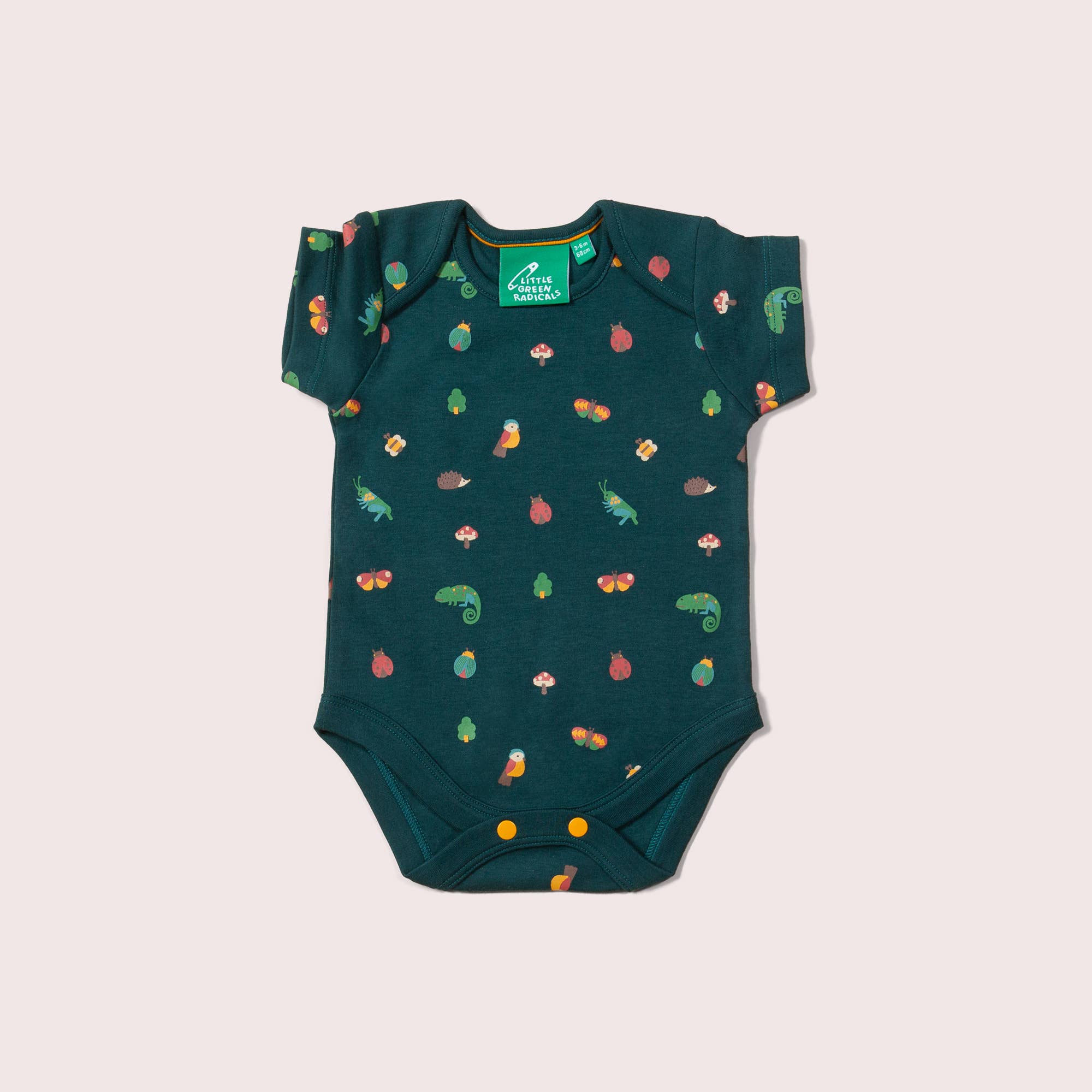 Kurzarm-Bio-Babybody-Set 'Mini Marvels', 2er-Pack - mimiundmax.at