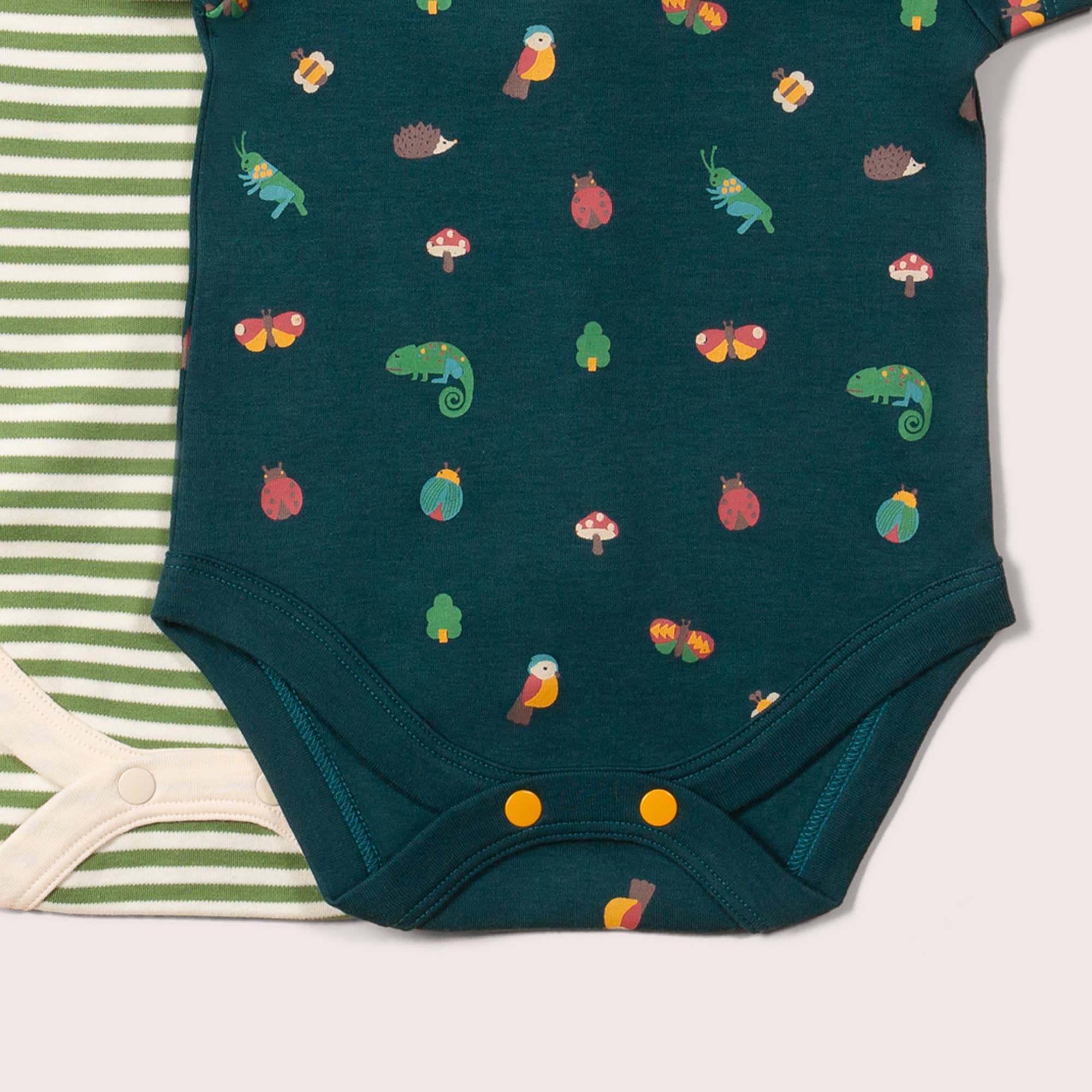Kurzarm-Bio-Babybody-Set 'Mini Marvels', 2er-Pack - mimiundmax.at