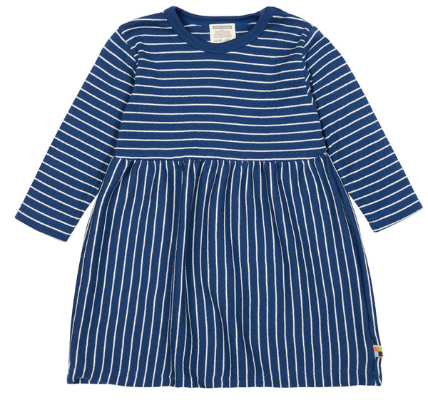 Kleid 'Derby Rib', ultramarin
