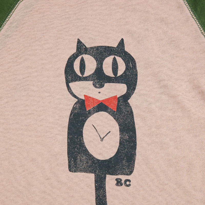 Langarmshirt 'Cat O'Clock'