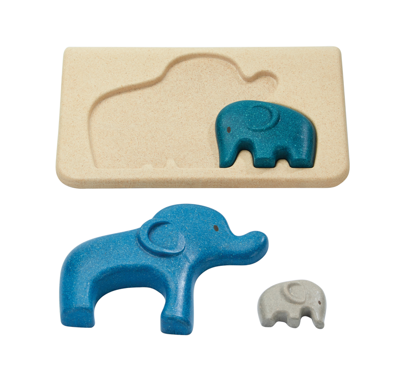 Holzpuzzle Elefantenfamilie (6277692260530)