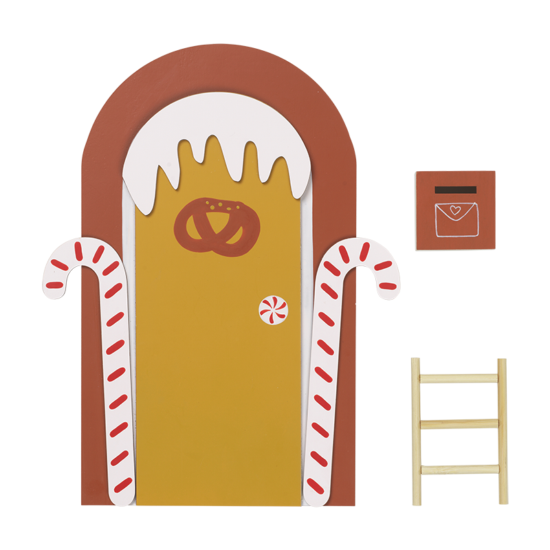 Elfentür "Gingerbread House"