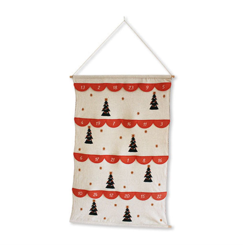 Adventkalender 'Bäume', Wandbehang - mimiundmax.at