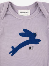 Babybody 'Jumping Hare', langarm - mimiundmax.at