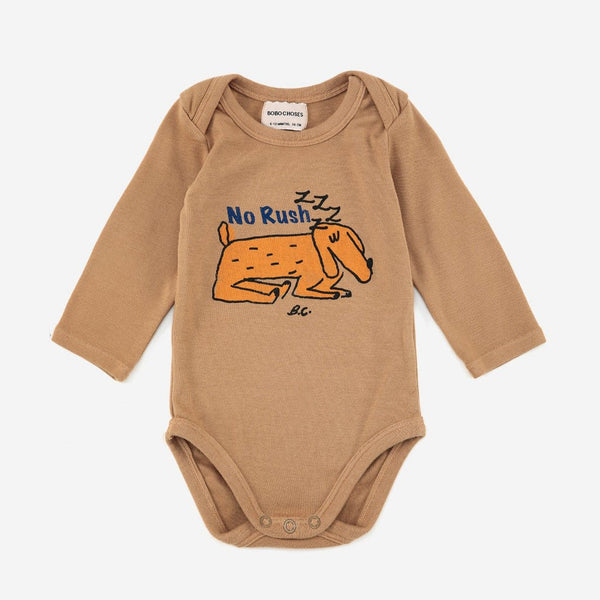 Babybody 'Sleepy Dog', langarm - mimiundmax.at