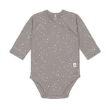 Babybody 'Sprinkle taupe', langarm - mimiundmax.at