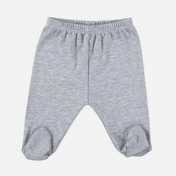Babyhose mit Füßen, grau - mimiundmax.at