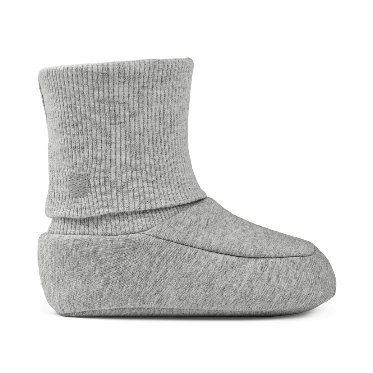 Babyschuhe aus Baumwolljersey 'Aggi', Light grey melange - mimiundmax.at