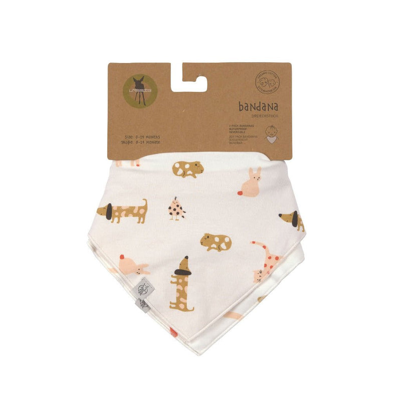 Dreieckstuch 'Little Mateys' (2er Pack), orange - mimiundmax.at
