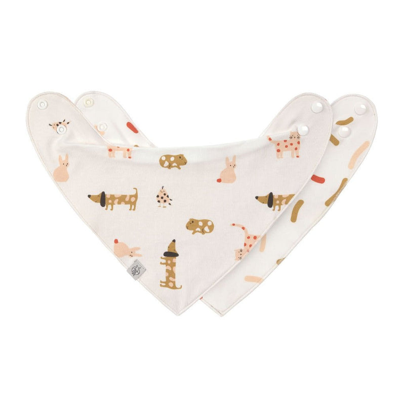 Dreieckstuch 'Little Mateys' (2er Pack), orange - mimiundmax.at