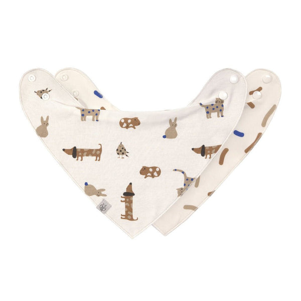 Dreieckstuch 'Little Mateys' (2er Pack), Royal Blau - mimiundmax.at