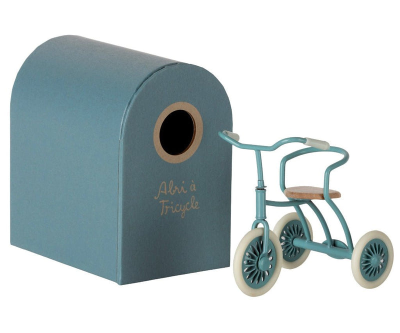 Dreirad 'Abri à tricycle' für kleine Mäuse, blau - mimiundmax.at