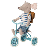 Dreirad 'Abri à tricycle' für kleine Mäuse, blau - mimiundmax.at
