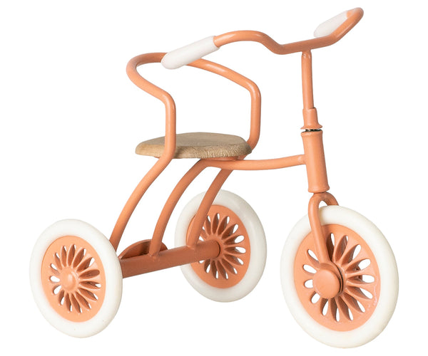 Dreirad 'Abri à tricycle' für kleine Mäuse, koral - mimiundmax.at