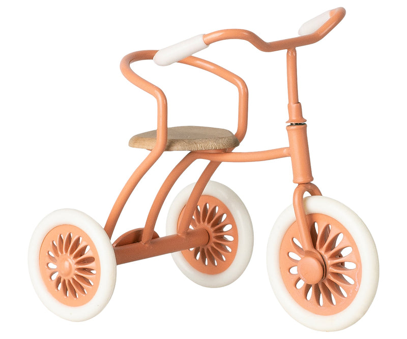 Dreirad 'Abri à tricycle' für kleine Mäuse, koral - mimiundmax.at
