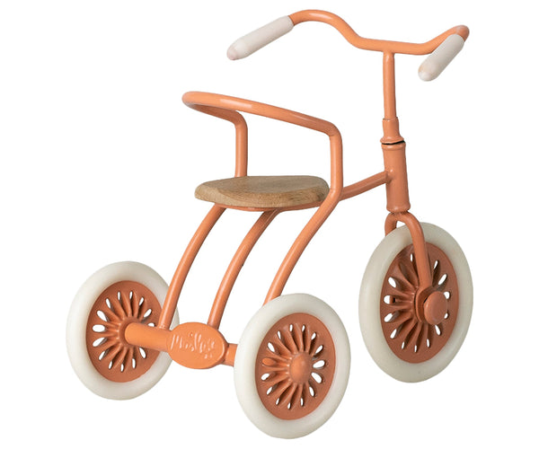 Dreirad 'Abri à tricycle' für kleine Mäuse, koral - mimiundmax.at