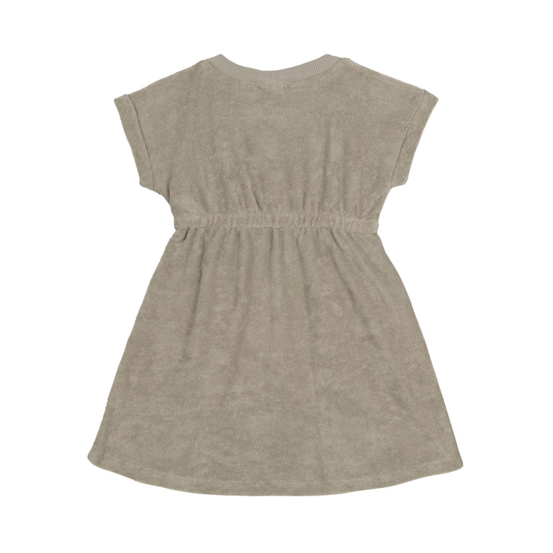Frottee Kleid 'Terry olive' - mimiundmax.at