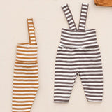 Gestreifte Leggings mit Riemen - mimiundmax.at
