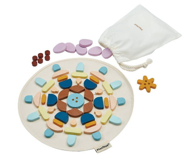 Holzmandala mit Tasche - mimiundmax.at