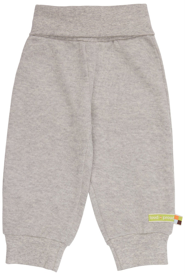 Jogging-Hose 'Interlock', silver - mimiundmax.at