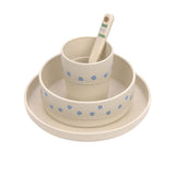 Kindergeschirr Set 'Happy Rascals', Smile sky blue - mimiundmax.at