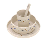 Kindergeschirr Set 'Little Mateys Spicy', Royal Blau - mimiundmax.at