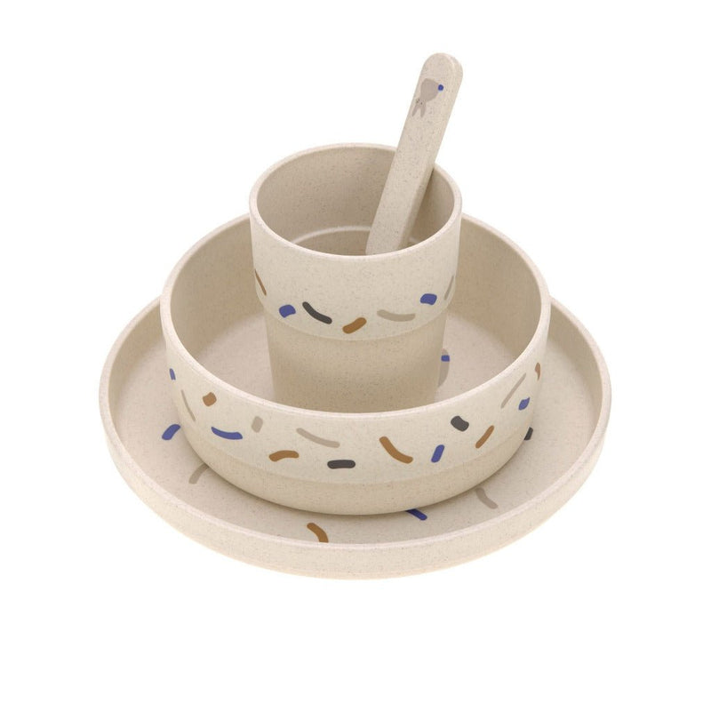 Kindergeschirr Set 'Little Mateys Spicy', Royal Blau - mimiundmax.at