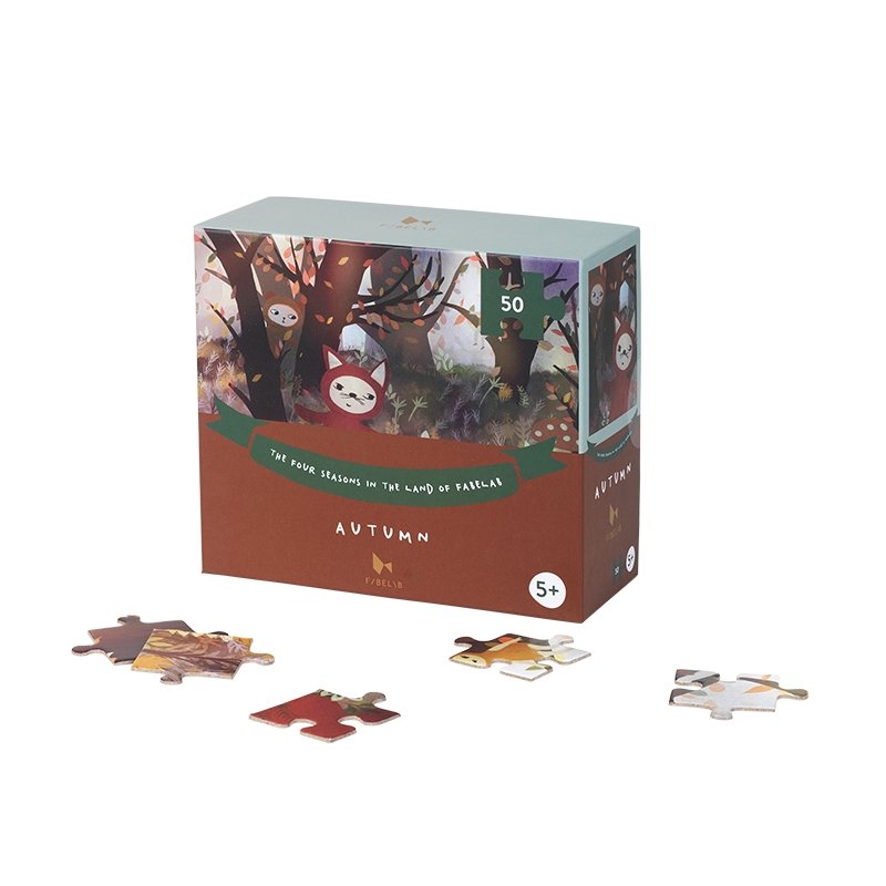 Kinderpuzzle „The Four Seasons in the Land of Fabelab - Autumn“ - mimiundmax.at