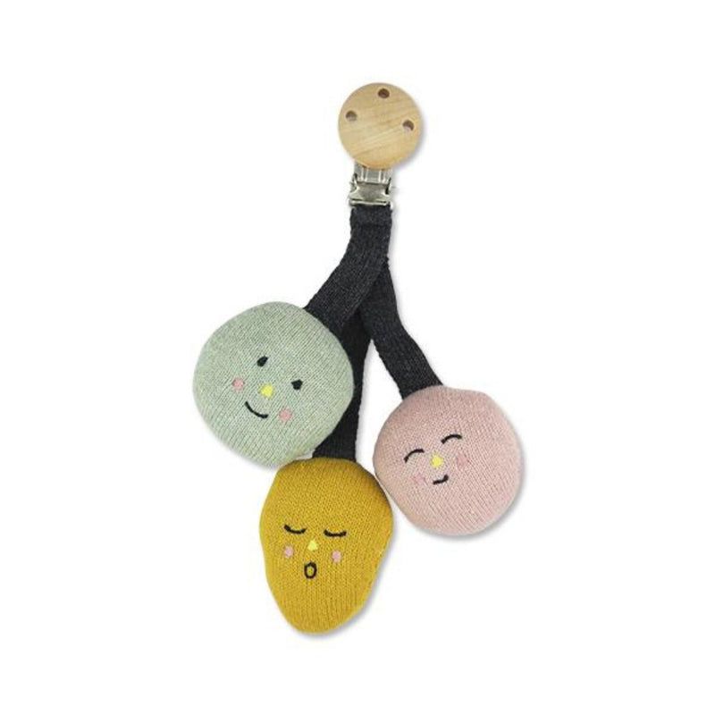 Kinderwagen-Anhänger „Ballons“ mit integrierten Rasseln - mimiundmax.at