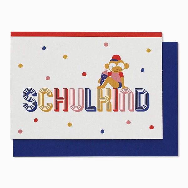 Klappkarte "Schulkind" - mimiundmax.at