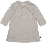 Kleid mit Lochmuster, silver - mimiundmax.at