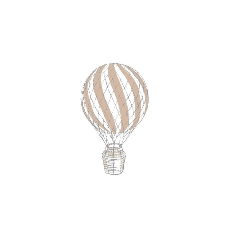 Kleiner Heißluftballon zum Hängen fürs Kinderzimmer, frappé - mimiundmax.at