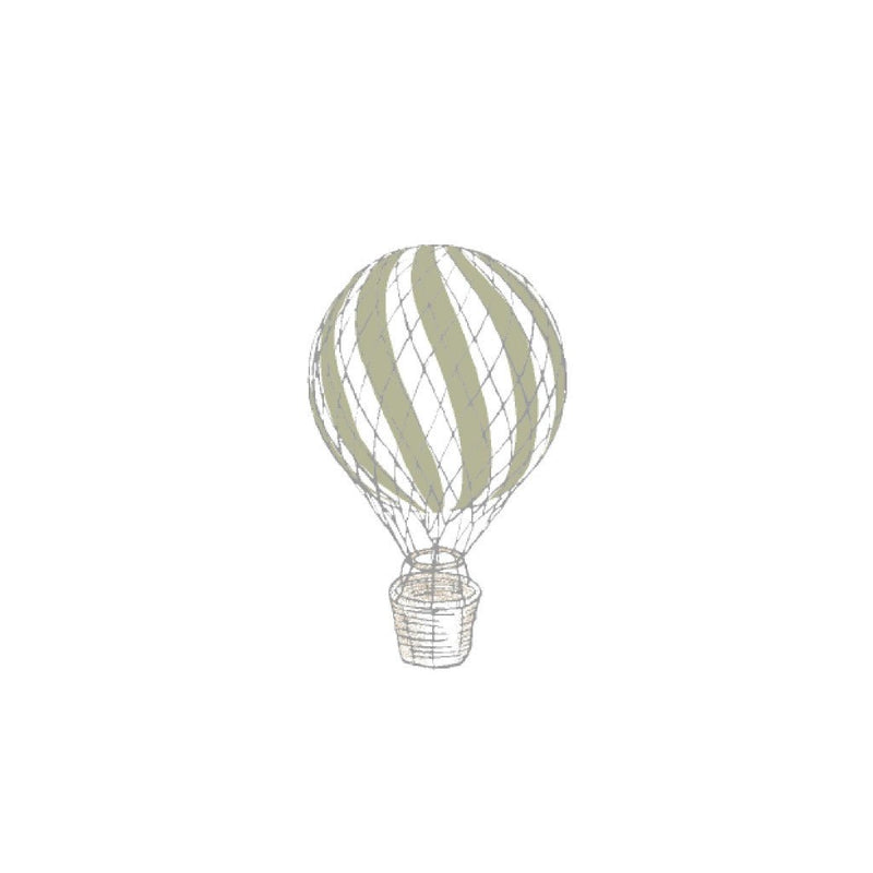 Kleiner Heißluftballon zum Hängen fürs Kinderzimmer, grün - mimiundmax.at
