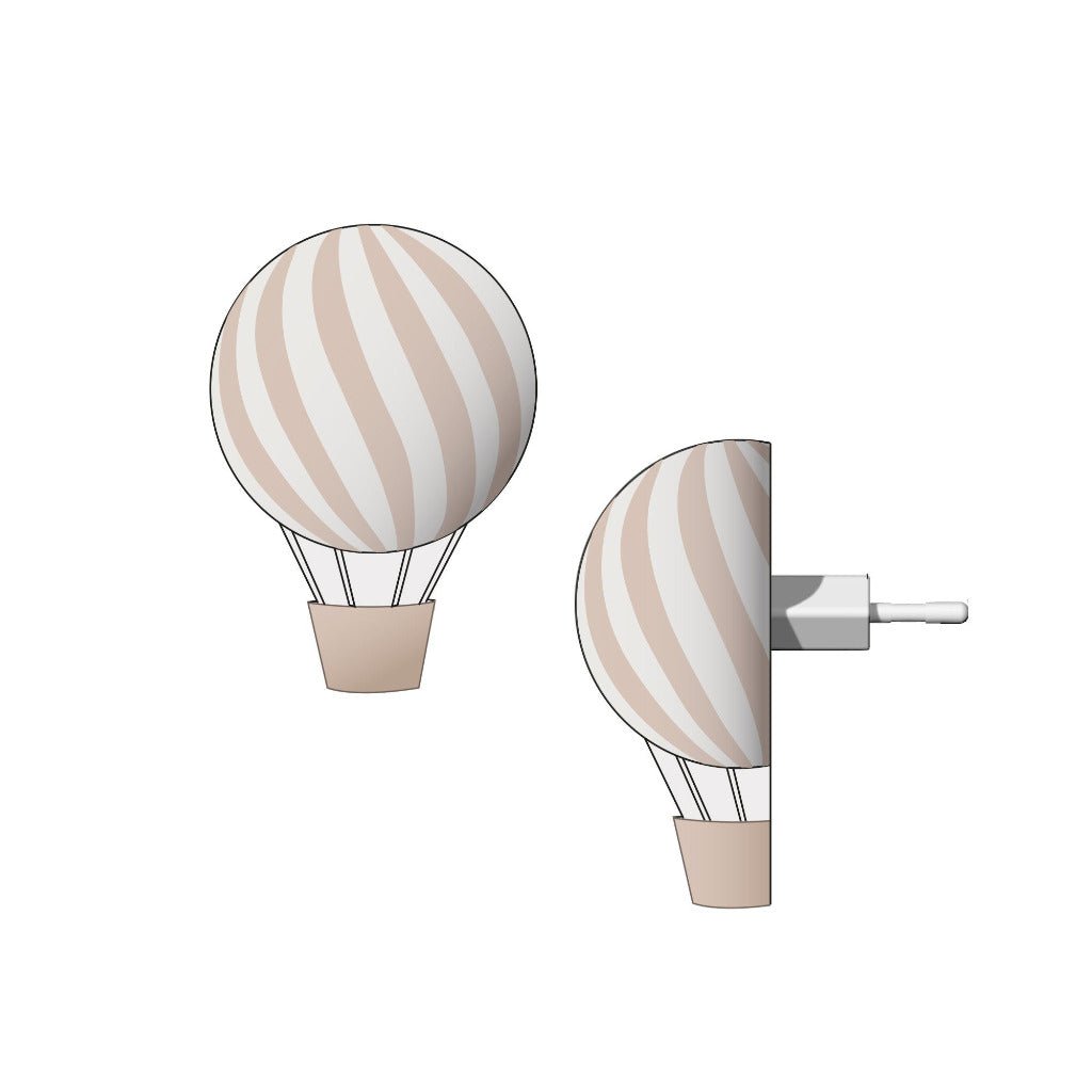 Kleines Nachtlicht 'Heißluftballon Frappé', für die Steckdose - mimiundmax.at