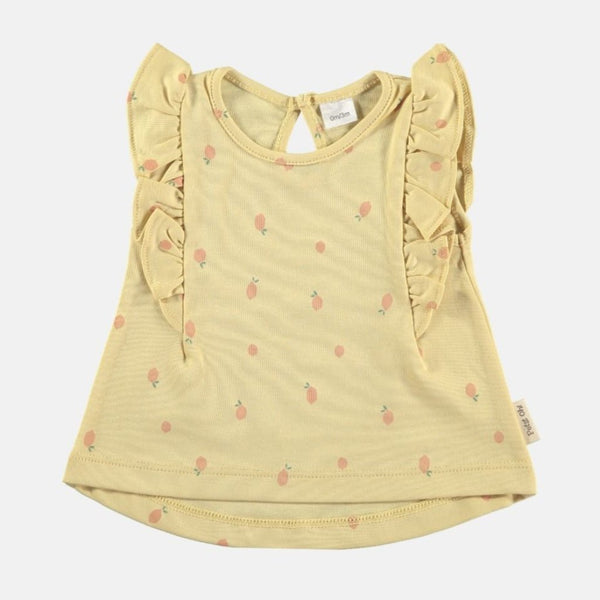 Kurzarm-Shirt 'Romy', zitronengelb - mimiundmax.at