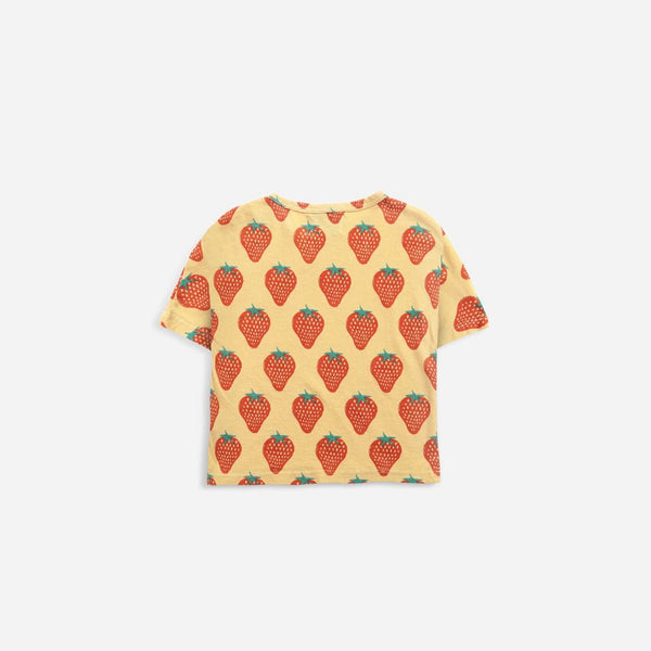 Kurzarm-Shirt 'Strawberry all over' - mimiundmax.at