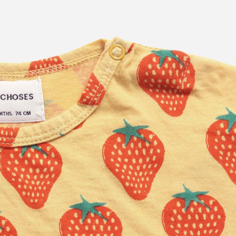 Kurzarm-Shirt 'Strawberry all over' - mimiundmax.at
