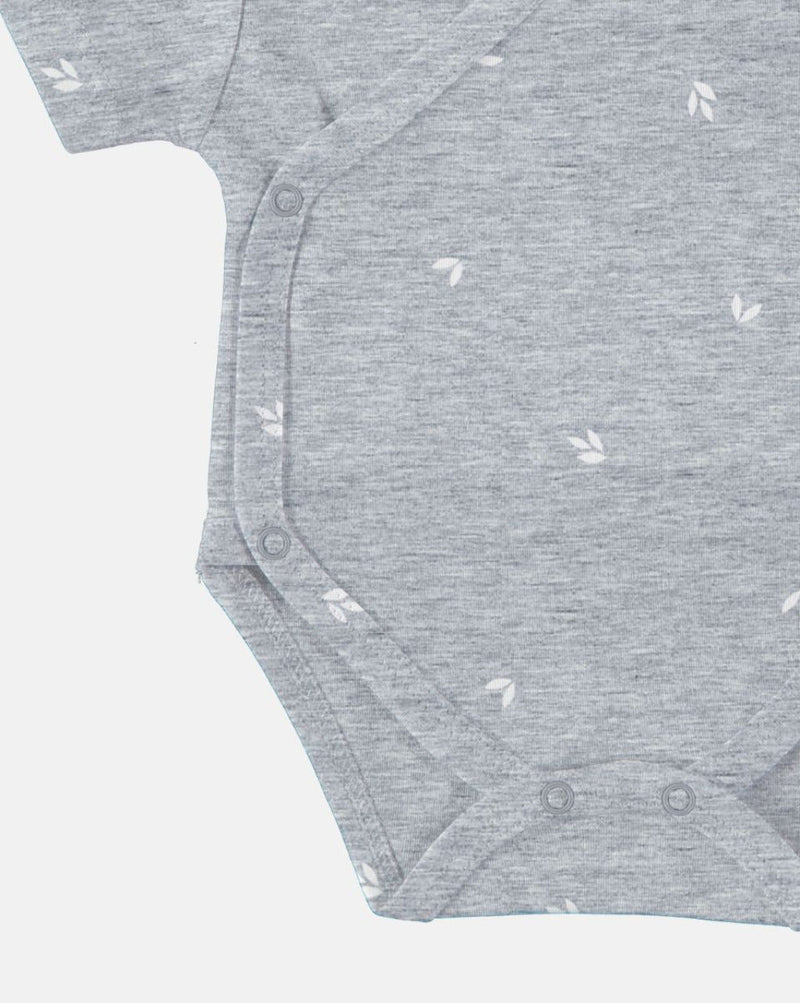 Kurzarmbody 'Laurel', grau - mimiundmax.at