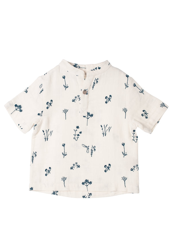 Kurzarmshirt 'Plants Delight' - mimiundmax.at