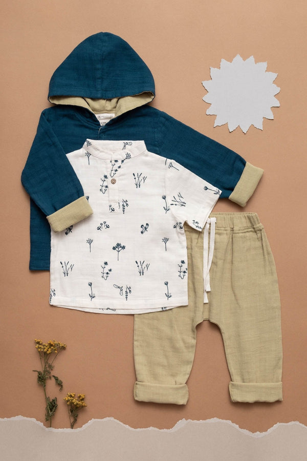 Kurzarmshirt 'Plants Delight' - mimiundmax.at