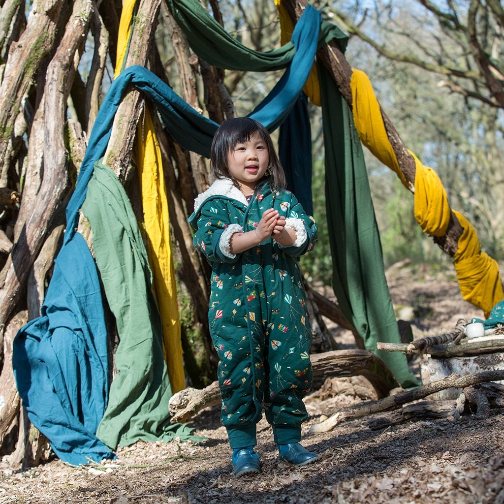 Kuscheliger Winteroverall 'Midnight Kites' - mimiundmax.at