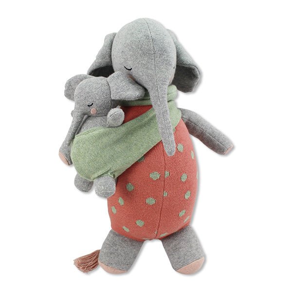 Kuscheltier Elefantenmama mit Baby "Marlene" - mimiundmax.at