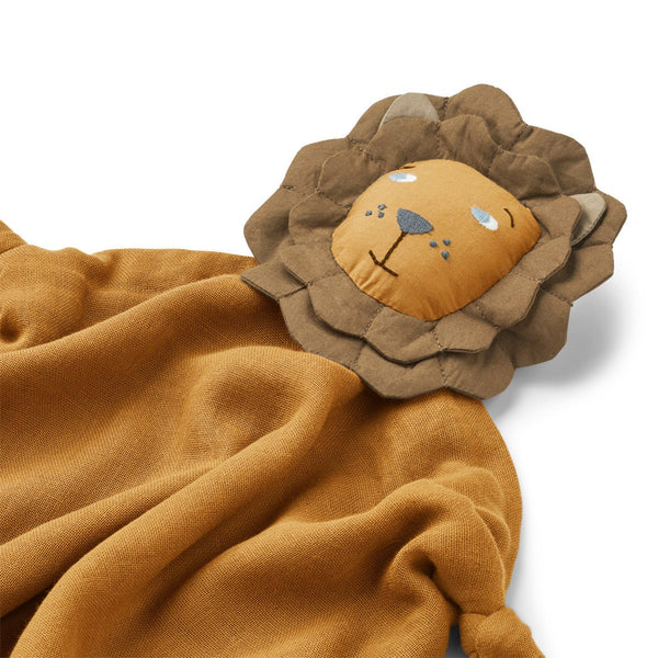 Kuscheltuch 'Agnete', Lion / golden caramel multi mix - mimiundmax.at