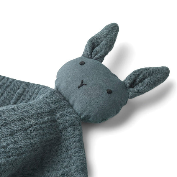Kuscheltuch 'Amaya', Rabbit/Whale blue - mimiundmax.at