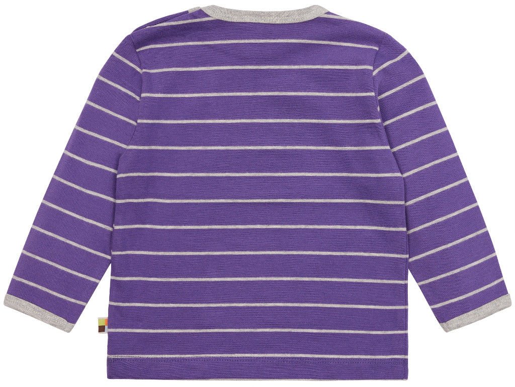 Langarm-Shirt 'Violet', gestreift - mimiundmax.at