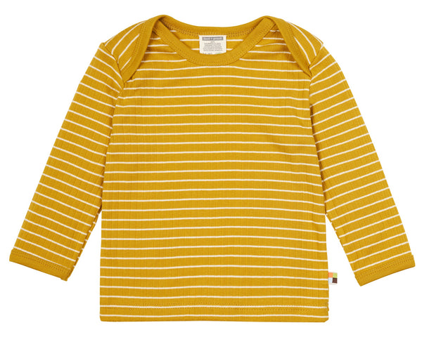 Langarmshirt 'Derby Rib', curry - mimiundmax.at