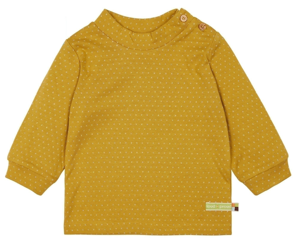 Langarmshirt 'Doubleface', curry - mimiundmax.at