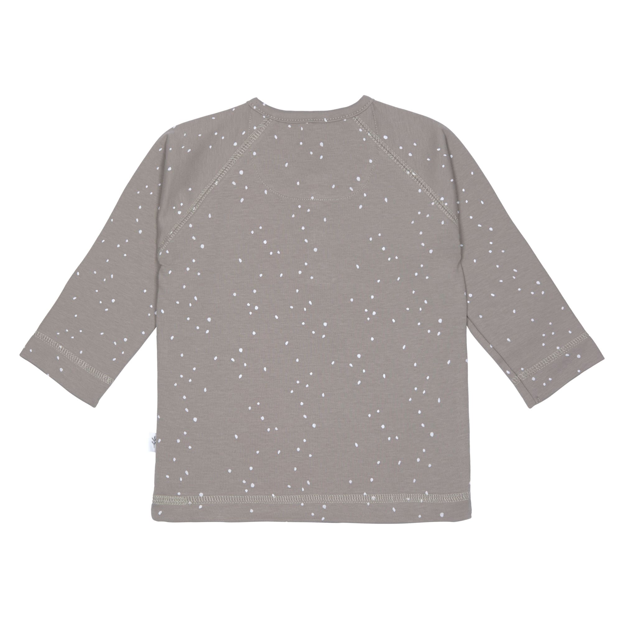 Langarmshirt 'Sprinkle taupe' - mimiundmax.at