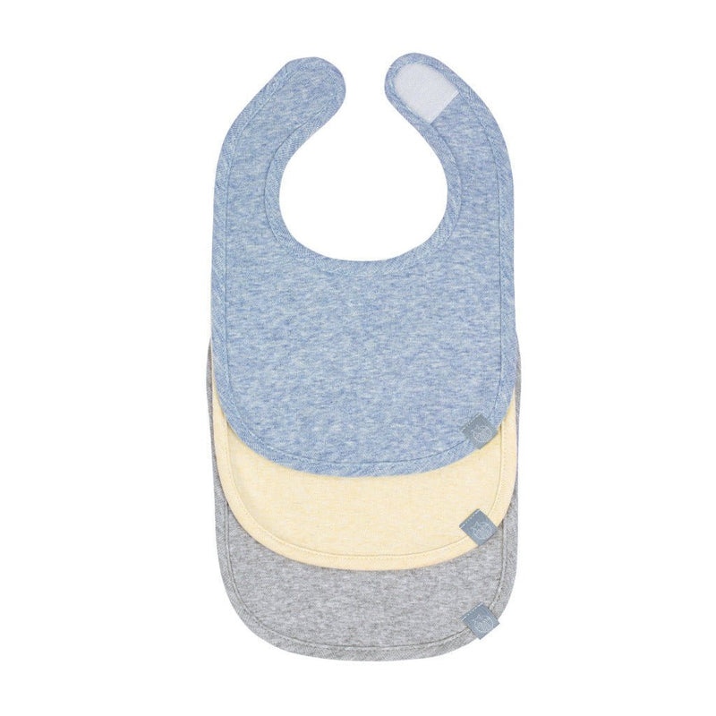 Lätzchen 'Bib Newborn', blau/gelb/grau - mimiundmax.at